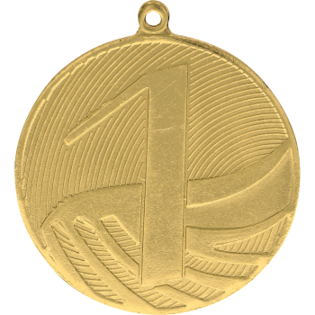 Medal zloty pierwsze miejsce stalowy 50mm