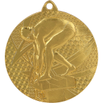 Medal pływanie stalowy 50mm