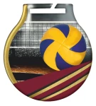 Medal siatkówka z usługą Q stalowy 50mm