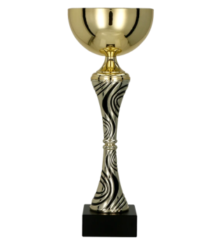 Puchar dla dzieci trofeum - nagroda w kolorze złoto-czarnym