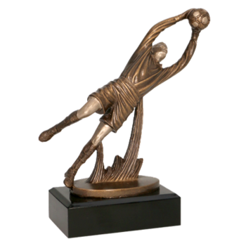 Piłka nożna Statuetka odlewana - bramkarz