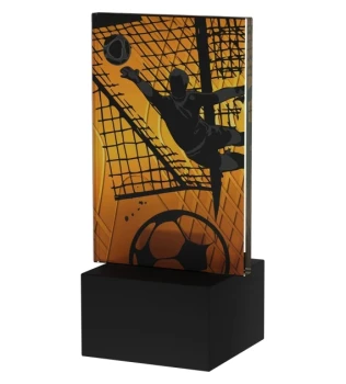 Statuetka piłka nożna Mini-Line Amber