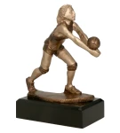 Siatkówka Statuetka odlewana - siatkarka