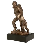 Strażactwo Statuetka odlewana - strażak
