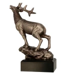 Myślistwo Statuetka odlewana - jeleń
