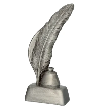 Szkolnictwo Statuetka odlewana - pióro
