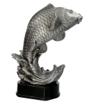 Wędkarstwo Figurka Statuetka odlewana - karp