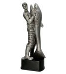 Wędkarstwo Statuetka odlewana - fisherman catfish