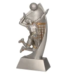 Siatkówka Figurka Statuetka odlewana -siatkarz