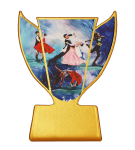 Trofeum metalowe - Taniec