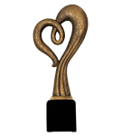 Statuetka odlewana – serce