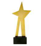 Metalowa statuetka — Gwiazda