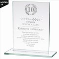 Prezent na Rocznice Ślubu dla rodziców - Grawer na Statuetce j3