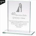 Prezent na Rocznice Ślubu dla rodziców - Grawer na Statuetce j5