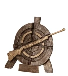 Strzelectwo Statuetka odlewana - tarcza