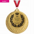 Prezent Upominek na Rocznicę Ślubu Związku Złoty Medal z Grawerem 1