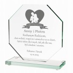 Prezent na Rocznice Ślubu Jubileusz Upominek dla Rodziców z Grawerem