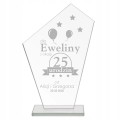 Prezent na 18-99 Urodziny - Magiczna Statuetka Szklana z Grawerem