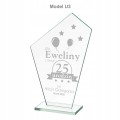 Prezent na 18-99 Urodziny - Magiczna Statuetka Szklana z Grawerem 3
