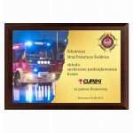 Podziękowanie Prezent  Nagroda dla Strażaka - Dyplom z Twoim Projektem