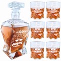 Prezent dla Taty z Grawerem - Karafka do Whisky ze Szklankami 3