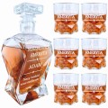 Prezent Upominek dla Emeryta Karafka do Whisky z Personalizowanym Grawerem 3