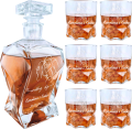 Karafka do Whisky z Grawerem ze 6 Szklankami Magiczny Prezent Ślubny Wesele 4