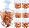 Karafka do Whisky z Grawerem ze 6 Szklankami Magiczny Prezent Ślubny Wesele 5