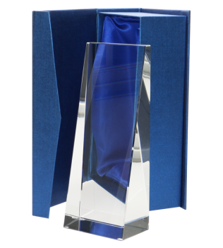 Trofeum szklane z etui