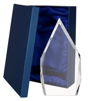 Trofeum szklane  z etui