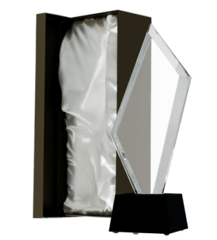 Trofeum szklane  z etui