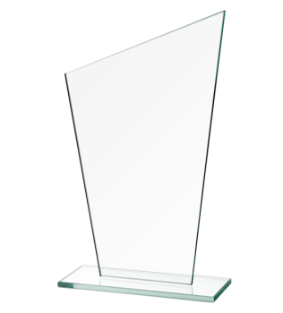 Trofeum szklane grawerowane + wypełnienie farbą