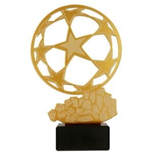 Trofeum metalowe z marmurową podstawą - Piłka nożna