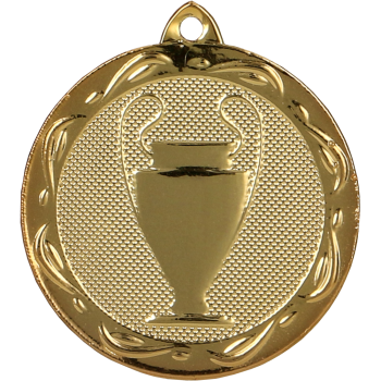 Medal złoty ogólny z miejscem na emblemat 25 mm - medal stalowy
