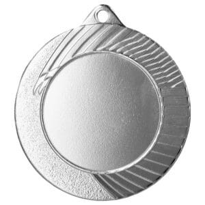 Medal srebrny ogólny z miejscem na emblemat 33 mm stalowy