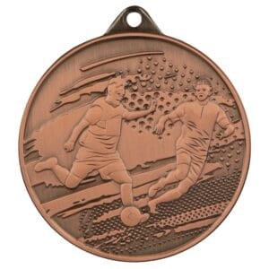 Medal brązowy - piłka nożna - medal stalowy
