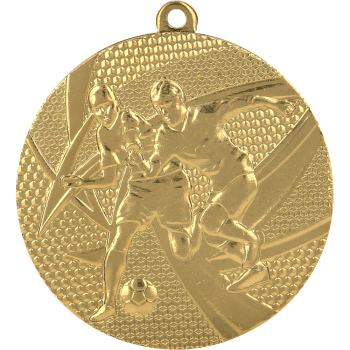 Medal złoty- piłka nożna - medal stalowy