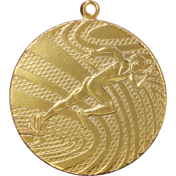 Medal złoty - biegi - medal stalowy