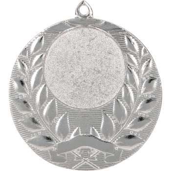 Medal srebrny ogólny z miejscem na emblemat 25 mm - medal stalowy