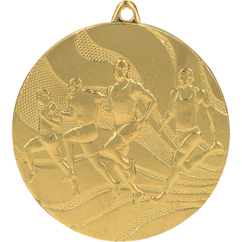 Medal złoty- biegi - medal stalowy