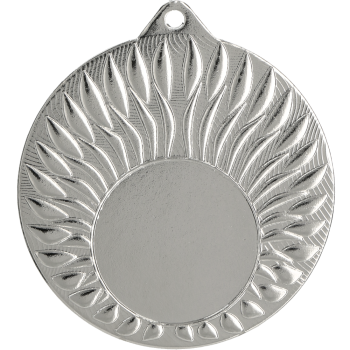 Medal srebrny ogólny z miejscem na emblemat 25 mm - stalowy