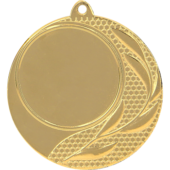 Medal złoty ogólny z miejscem na emblemat 25 mm - medal stalowy