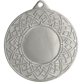 Medal srebrny ogólny z miejscem na emblemat 25 mm - stalowy