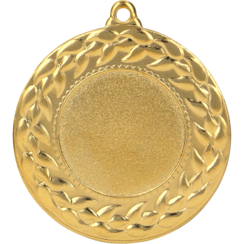 Medal złoty z miejscem na emblemat 25 mm - medal stalowy