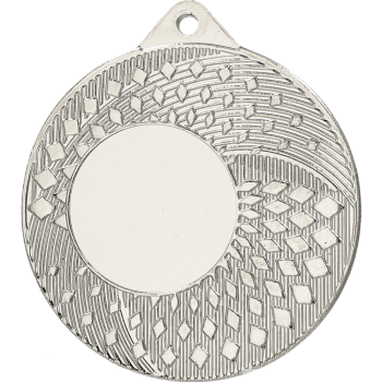 Medal srebrny ogólny z miejscem na emblemat 25 mm - medal stalowy