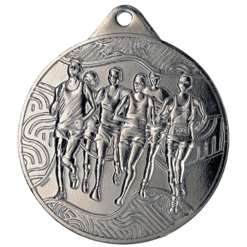 Medal srebrny stalowy - Biegi