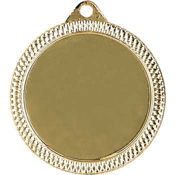 Medal złoty ogólny z miejscem na emblemat 25 mm - medal stalowy