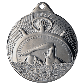 Medal srebrny stalowy - Pływanie