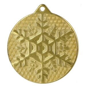 Medal złoty - śnieżynka