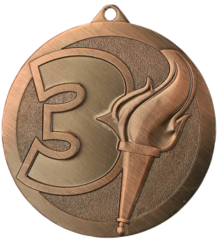 Medal stalowy grawerowany laserem- RMI